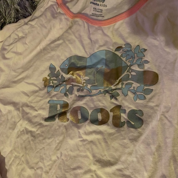 ROOTS kid girls 2 piece pyjama set - Picture 4 of 6